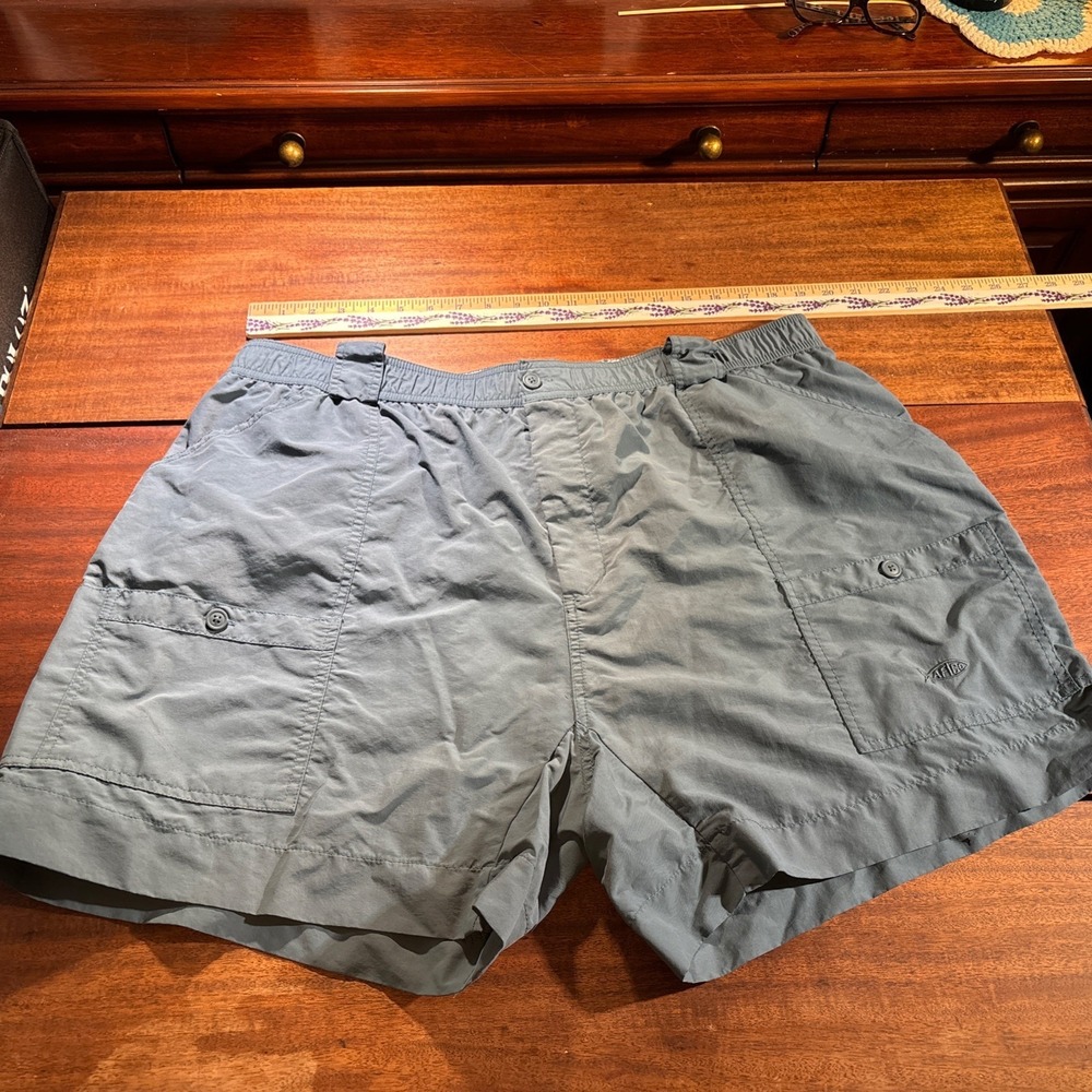 AFTCO‎ Slate Blue Fishing Shorts Men's Sz 44.